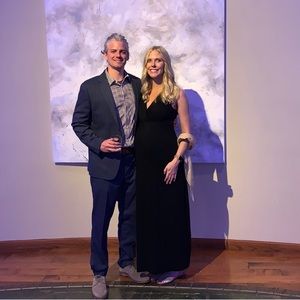 Black Maternity Maxi Dress